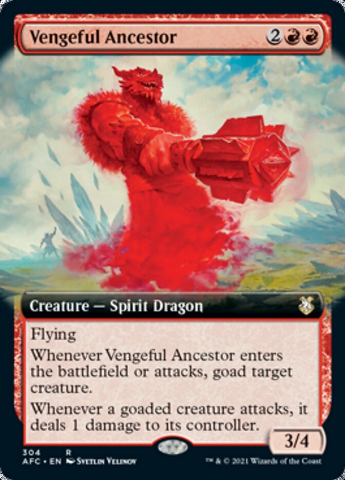 Vengeful Ancestor (Extended Art) [Dungeons & Dragons: Adventures in the Forgotten Realms Commander] | I Want That Stuff Brandon