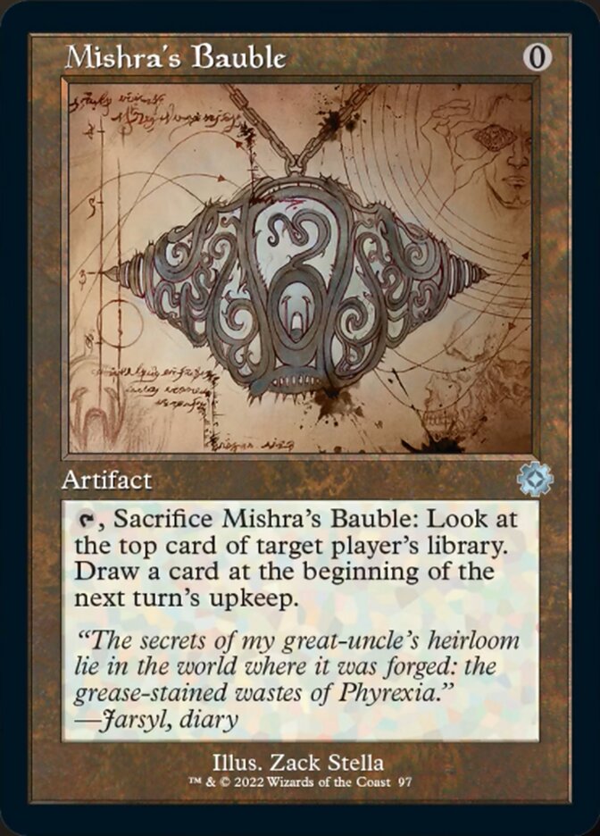 Mishra's Bauble (Retro Schematic) [The Brothers' War Retro Artifacts] | I Want That Stuff Brandon