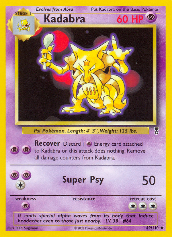 Kadabra (49/110) [Legendary Collection] | I Want That Stuff Brandon