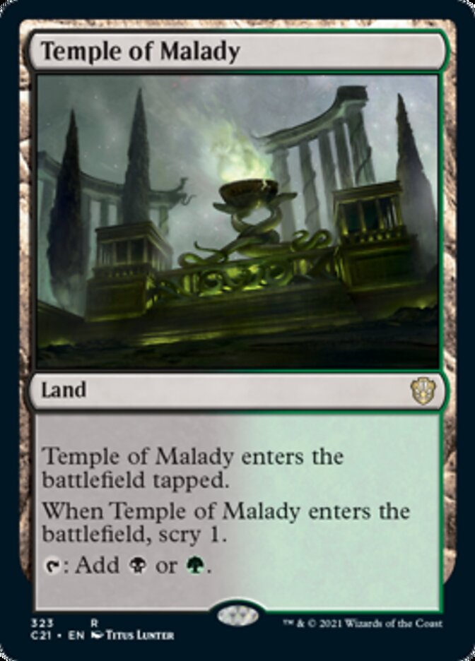 Temple of Malady [Commander 2021] | I Want That Stuff Brandon