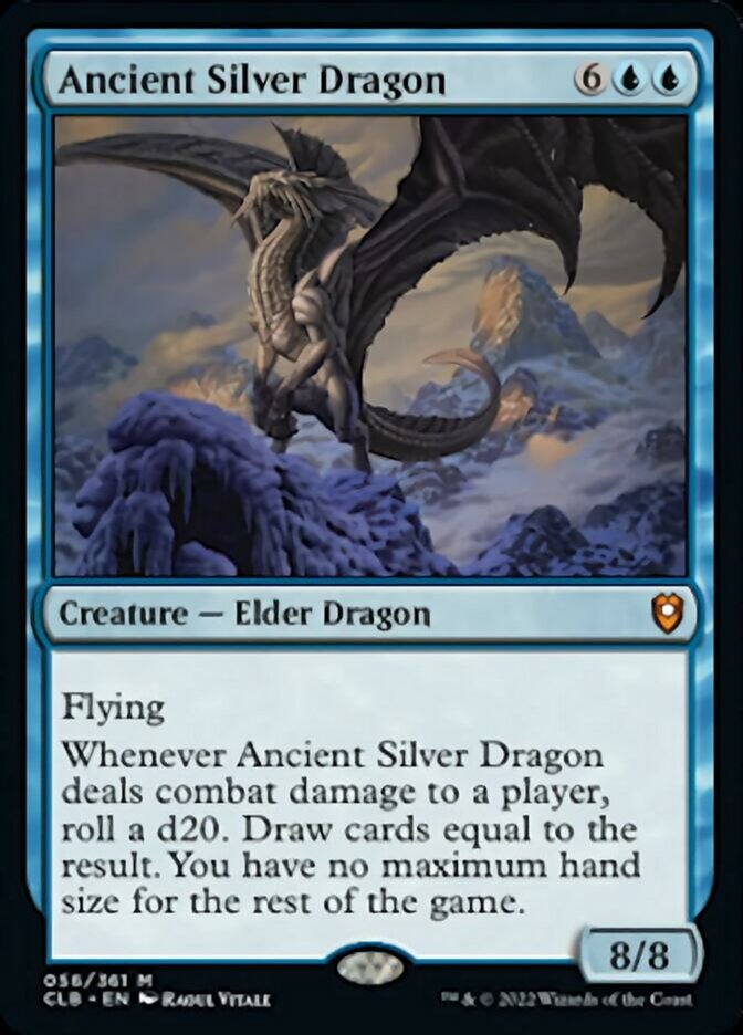Ancient Silver Dragon [Commander Legends: Battle for Baldur's Gate] | I Want That Stuff Brandon