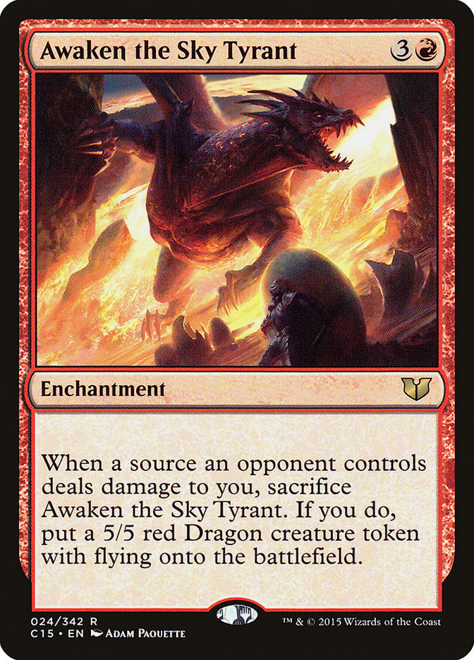 Awaken the Sky Tyrant [Commander 2015] | I Want That Stuff Brandon