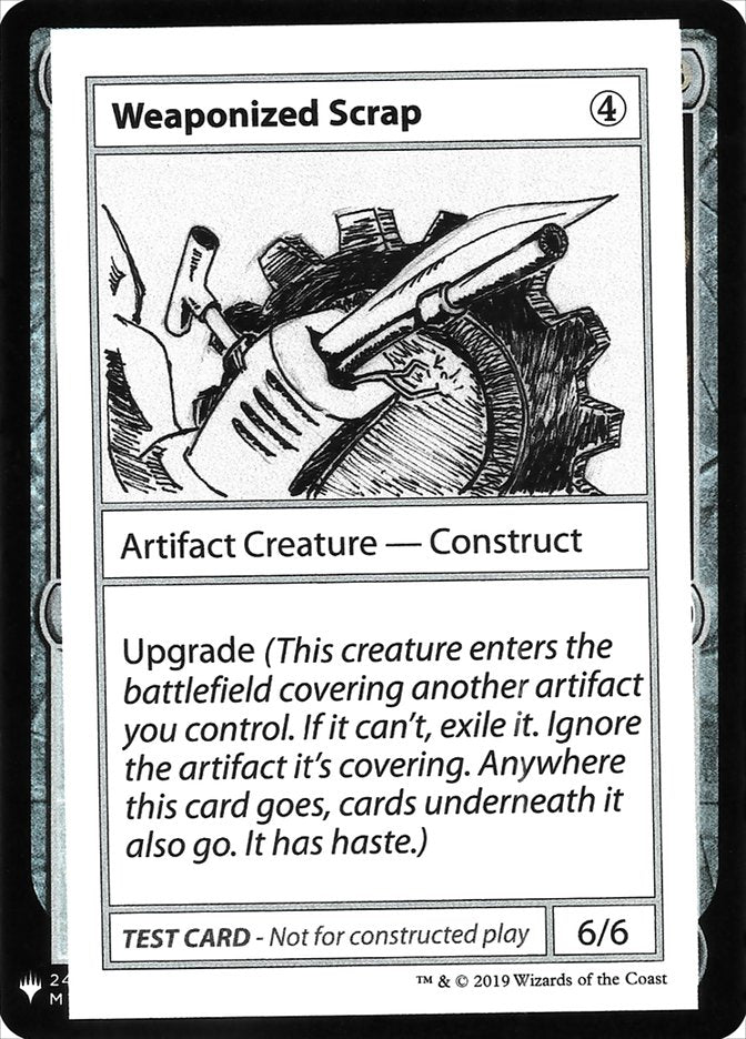 Weaponized Scrap [Mystery Booster Playtest Cards] | I Want That Stuff Brandon