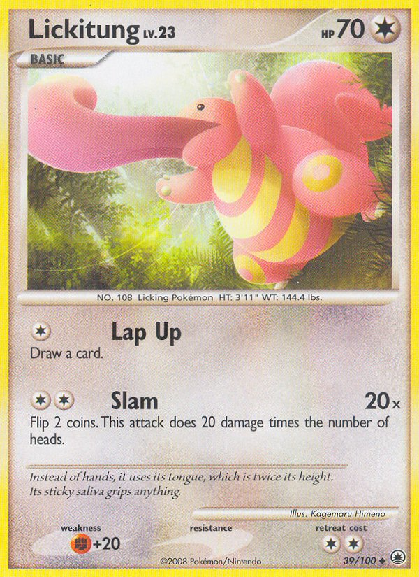 Lickitung (39/100) [Diamond & Pearl: Majestic Dawn] | I Want That Stuff Brandon