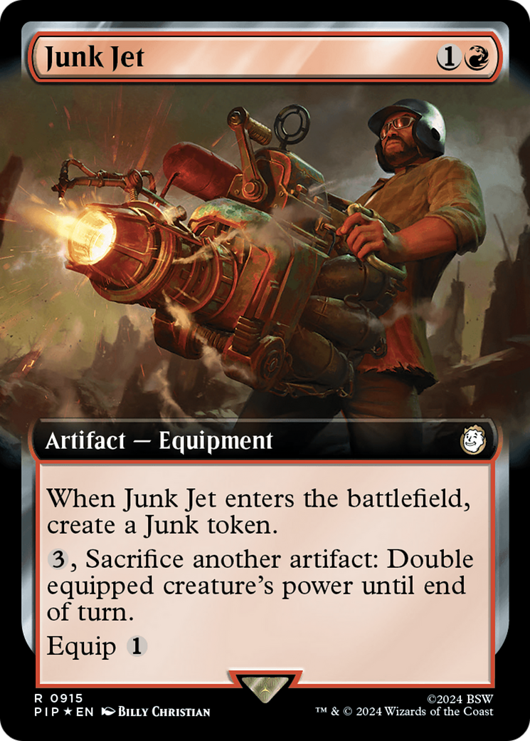 Junk Jet (Extended Art) (Surge Foil) [Fallout] | I Want That Stuff Brandon