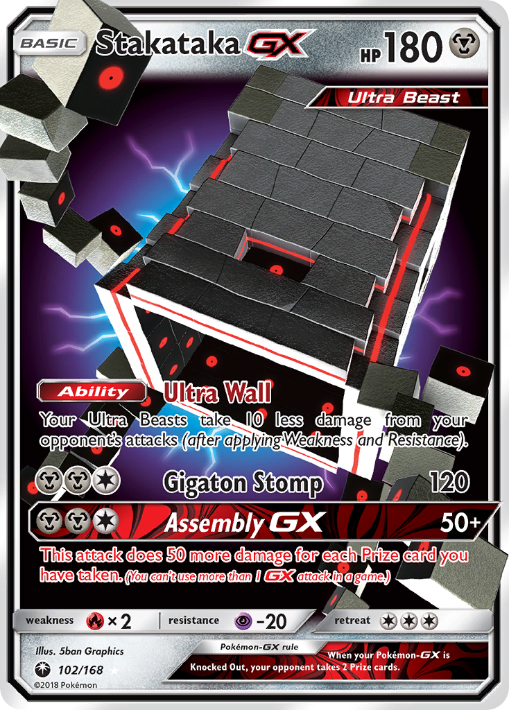 Stakataka GX (102/168) [Sun & Moon: Celestial Storm] | I Want That Stuff Brandon