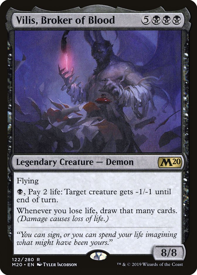 Vilis, Broker of Blood [Core Set 2020] | I Want That Stuff Brandon