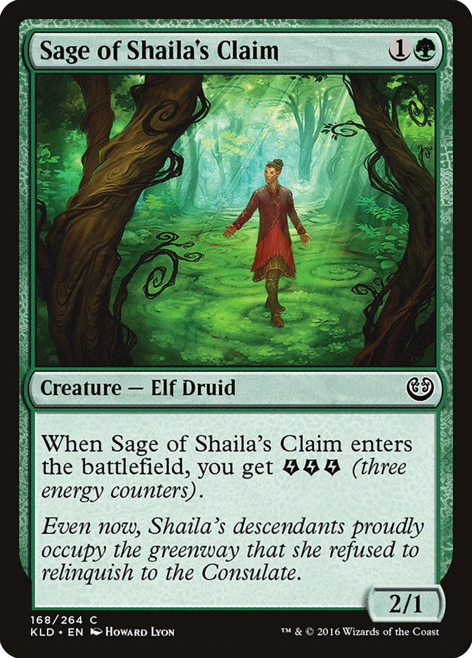 Sage of Shaila's Claim [Kaladesh] | I Want That Stuff Brandon