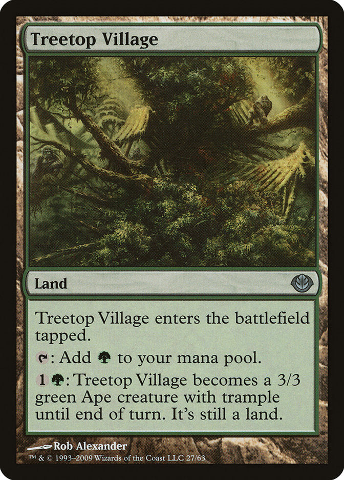 Treetop Village [Duel Decks: Garruk vs. Liliana] | I Want That Stuff Brandon