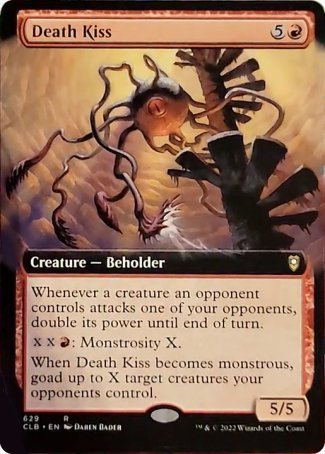 Death Kiss (Extended Art) [Commander Legends: Battle for Baldur's Gate] | I Want That Stuff Brandon