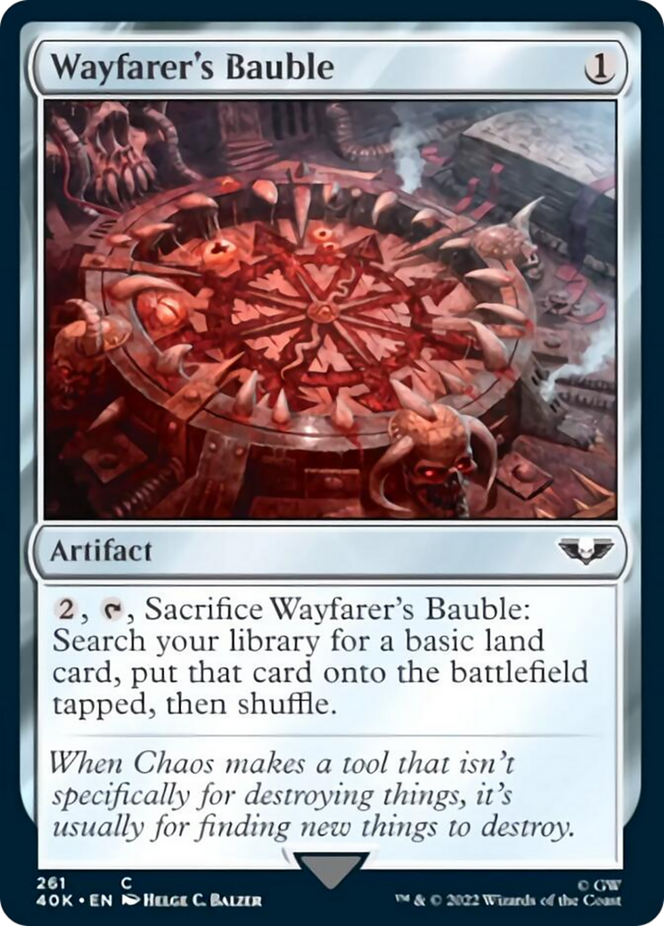Wayfarer's Bauble (261) (Surge Foil) [Warhammer 40,000] | I Want That Stuff Brandon