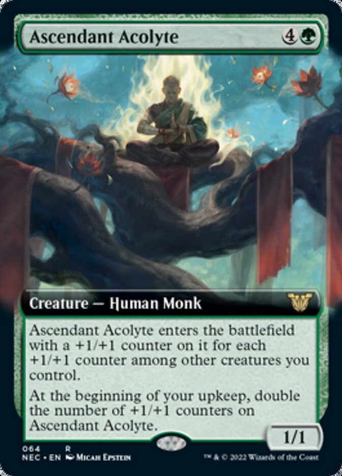 Ascendant Acolyte (Extended Art) [Kamigawa: Neon Dynasty Commander] | I Want That Stuff Brandon