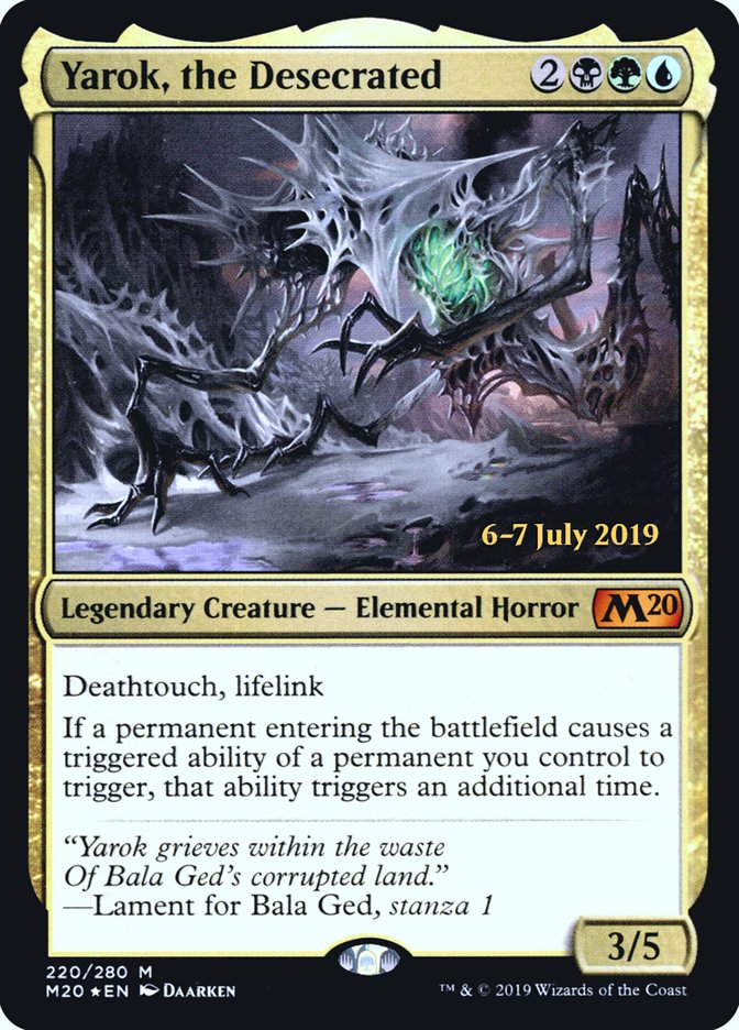 Yarok, the Desecrated [Core Set 2020 Prerelease Promos] | I Want That Stuff Brandon