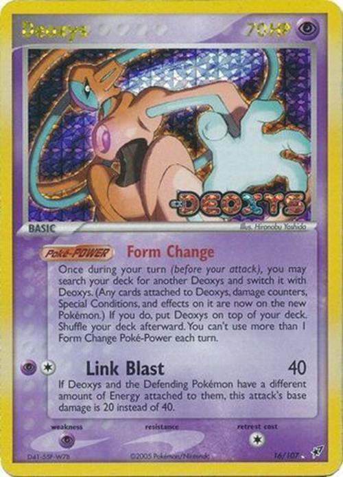 Deoxys (16/107) (Stamped) [EX: Deoxys] | I Want That Stuff Brandon