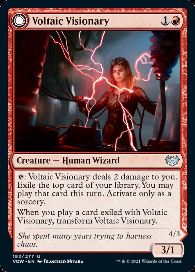 Voltaic Visionary // Volt-Charged Berserker [Innistrad: Crimson Vow] | I Want That Stuff Brandon