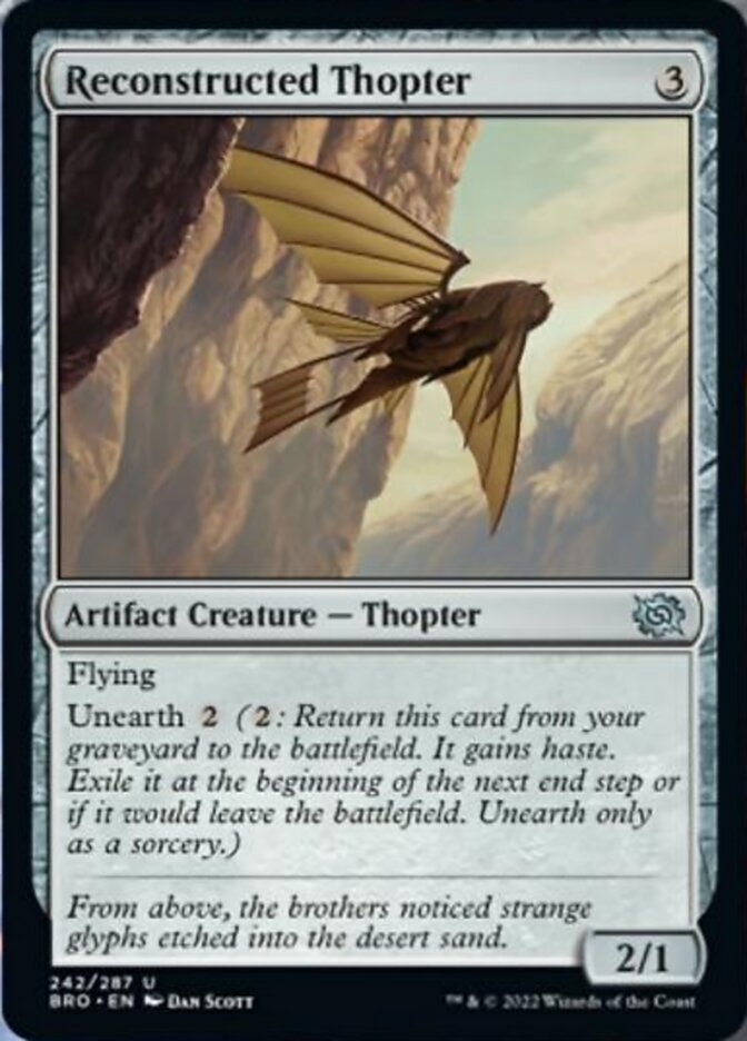 Reconstructed Thopter [The Brothers' War] | I Want That Stuff Brandon