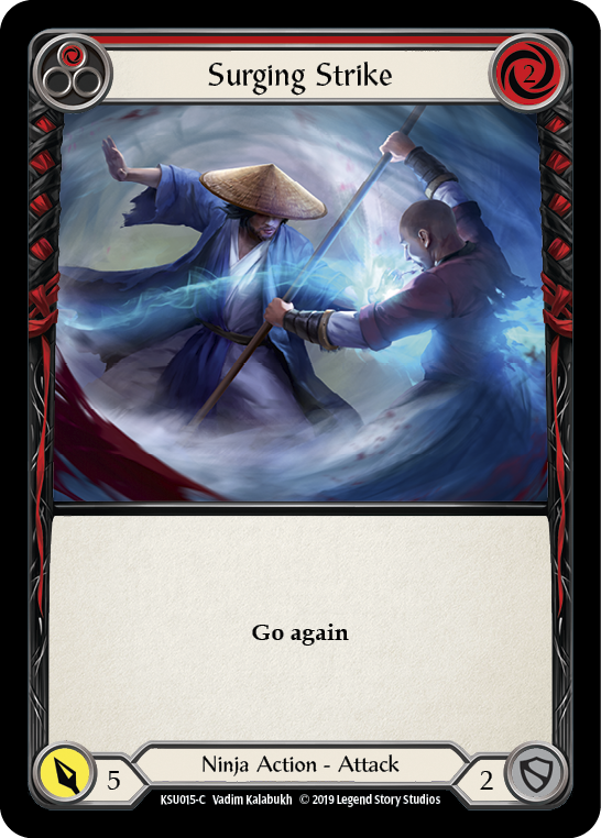 Surging Strike (Red) [KSU015-C] Normal | I Want That Stuff Brandon