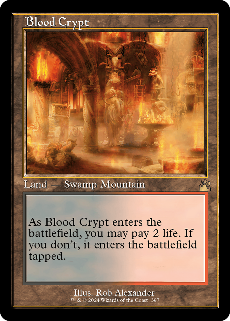 Blood Crypt (Retro) [Ravnica Remastered] | I Want That Stuff Brandon