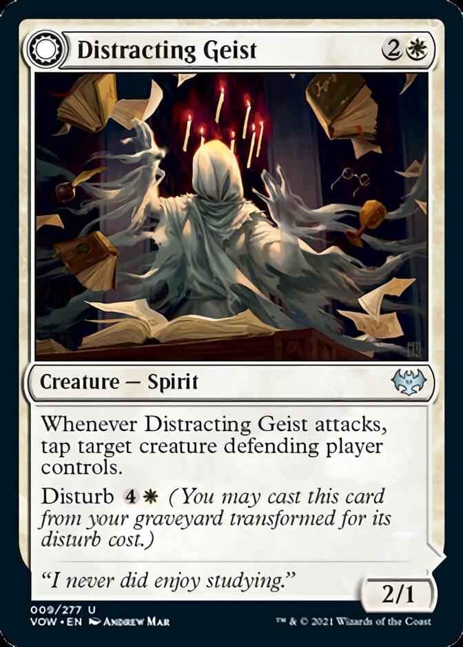 Distracting Geist // Clever Distraction [Innistrad: Crimson Vow] | I Want That Stuff Brandon