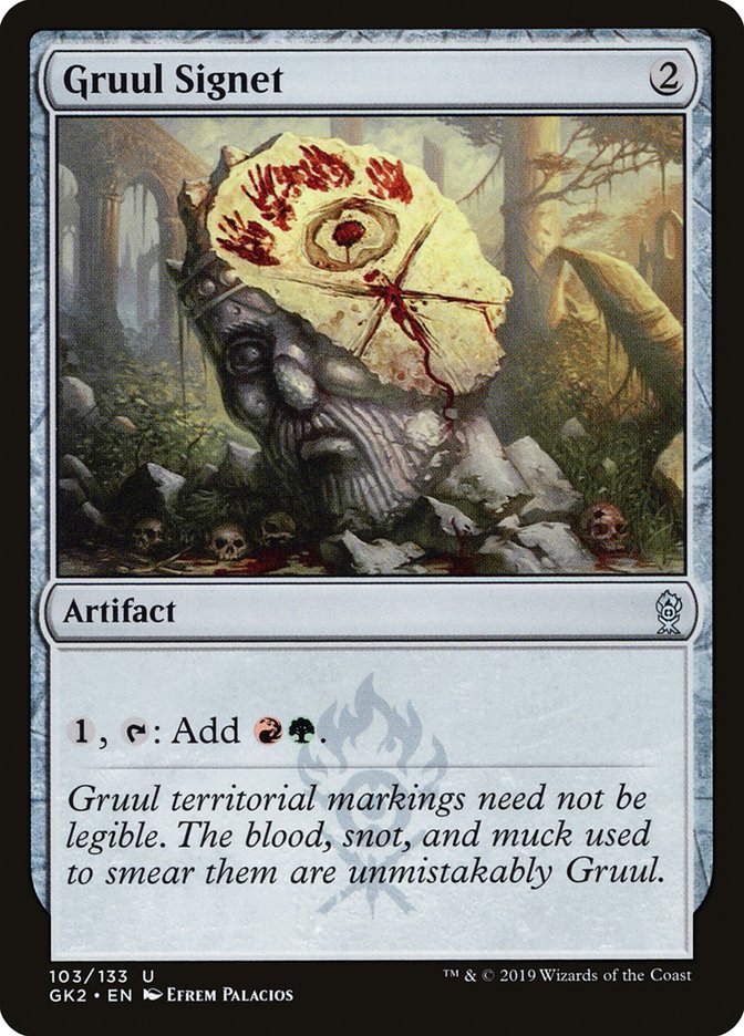 Gruul Signet [Ravnica Allegiance Guild Kit] | I Want That Stuff Brandon