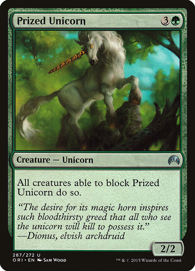 Prized Unicorn [Magic Origins] | I Want That Stuff Brandon