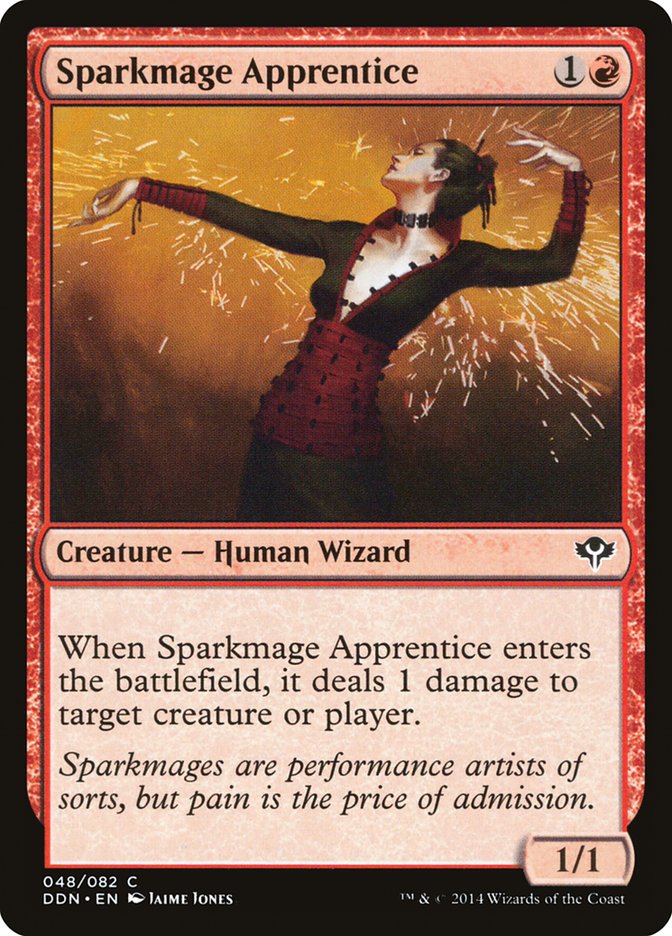 Sparkmage Apprentice [Duel Decks: Speed vs. Cunning] | I Want That Stuff Brandon