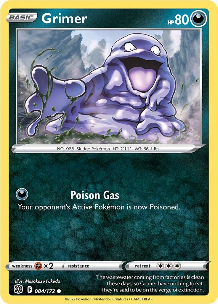 Grimer (084/172) [Sword & Shield: Brilliant Stars] | I Want That Stuff Brandon