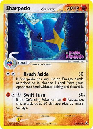 Sharpedo (53/110) (Delta Species) (Stamped) [EX: Holon Phantoms] | I Want That Stuff Brandon