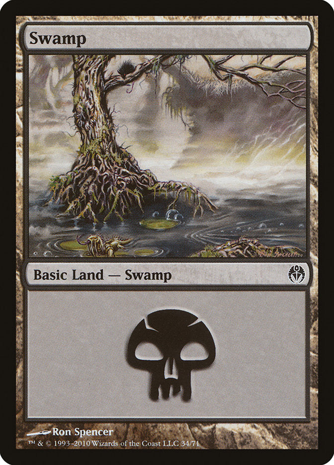 Swamp (34) [Duel Decks: Phyrexia vs. the Coalition] | I Want That Stuff Brandon