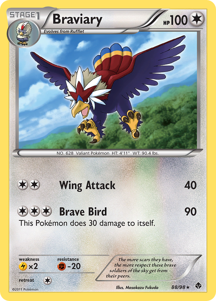 Braviary (88/98) [Black & White: Emerging Powers] | I Want That Stuff Brandon