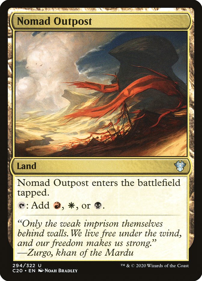 Nomad Outpost [Commander 2020] | I Want That Stuff Brandon