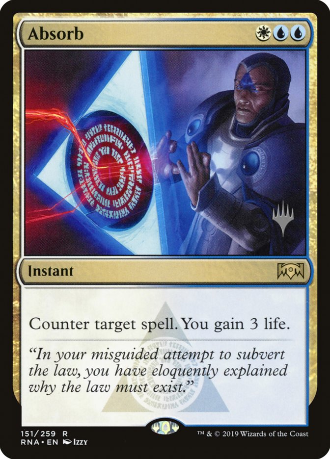 Absorb (Promo Pack) [Ravnica Allegiance Promos] | I Want That Stuff Brandon