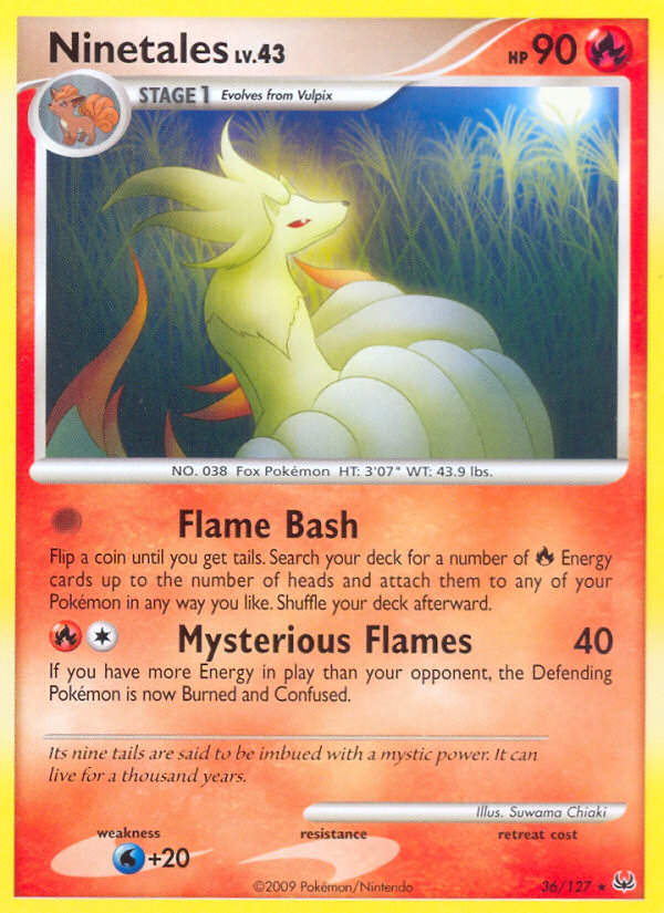 Ninetales (36/127) [Platinum: Base Set] | I Want That Stuff Brandon