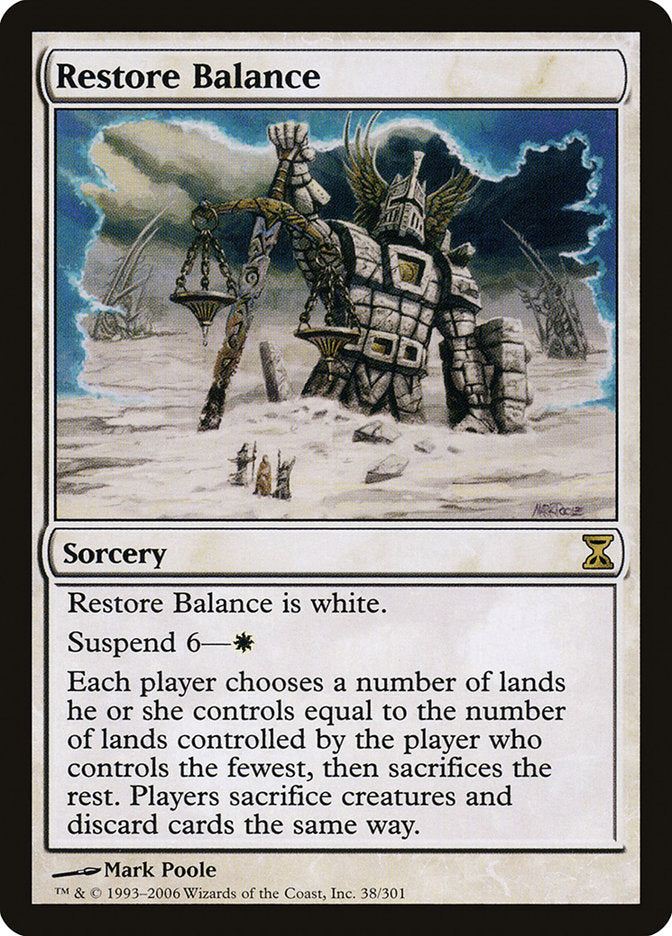 Restore Balance [Time Spiral] | I Want That Stuff Brandon