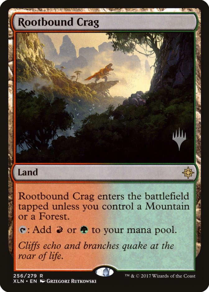 Rootbound Crag (Promo Pack) [Ixalan Promos] | I Want That Stuff Brandon