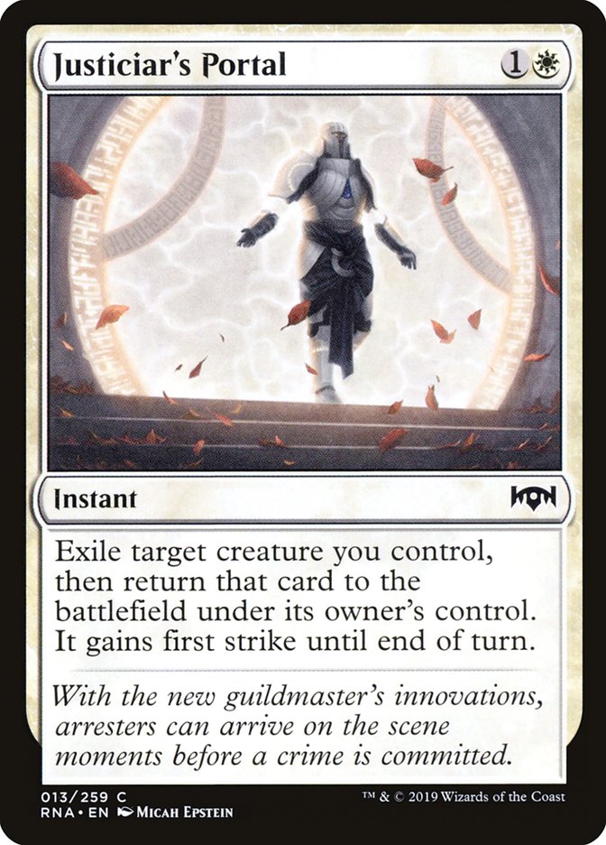 Justiciar's Portal [Ravnica Allegiance] | I Want That Stuff Brandon