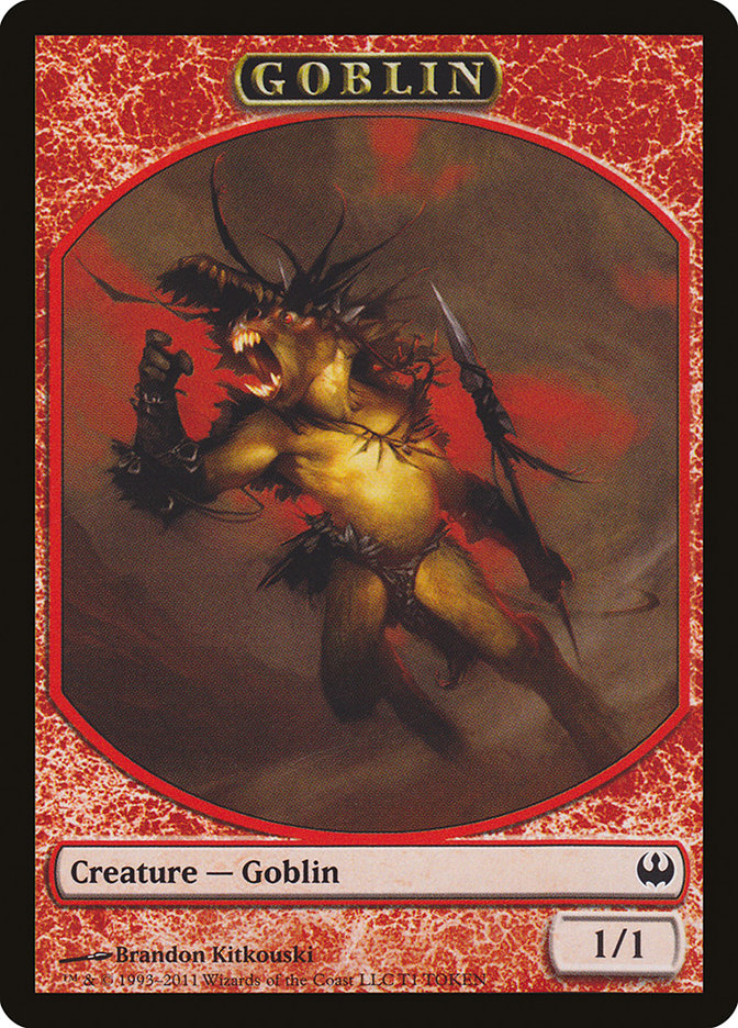 Goblin Token [Duel Decks: Knights vs. Dragons Tokens] | I Want That Stuff Brandon