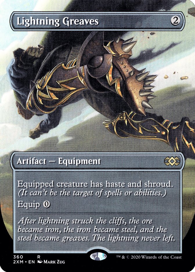 Lightning Greaves (Toppers) [Double Masters] | I Want That Stuff Brandon