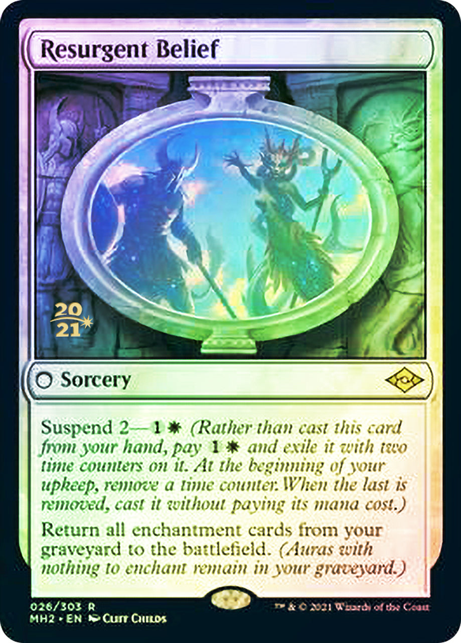 Resurgent Belief [Modern Horizons 2 Prerelease Promos] | I Want That Stuff Brandon