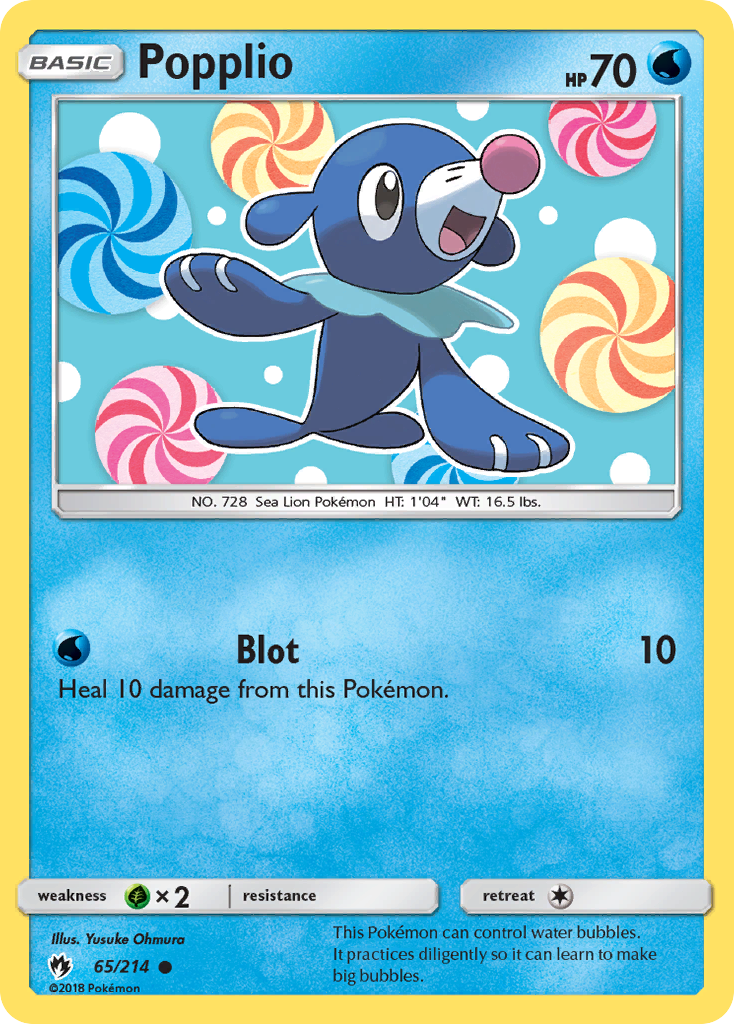 Popplio (65/214) [Sun & Moon: Lost Thunder] | I Want That Stuff Brandon