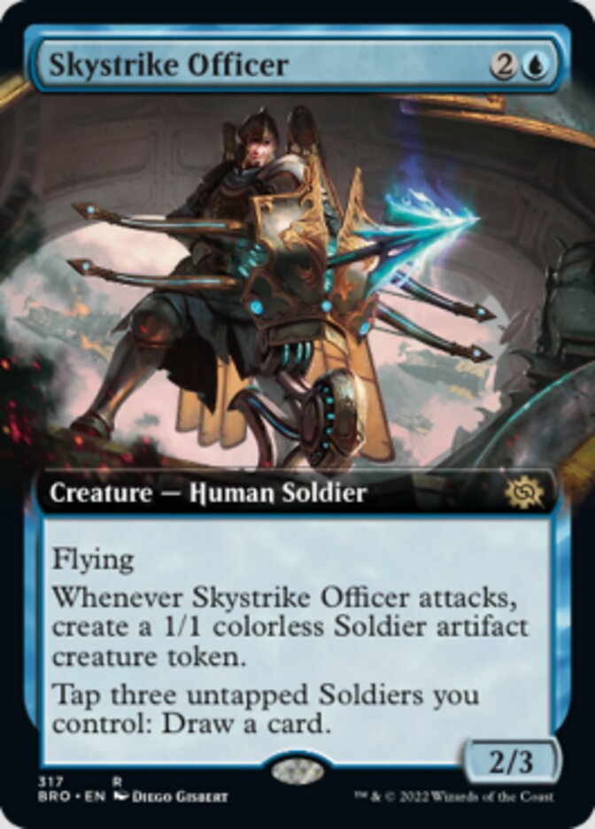 Skystrike Officer (Extended Art) [The Brothers' War] | I Want That Stuff Brandon