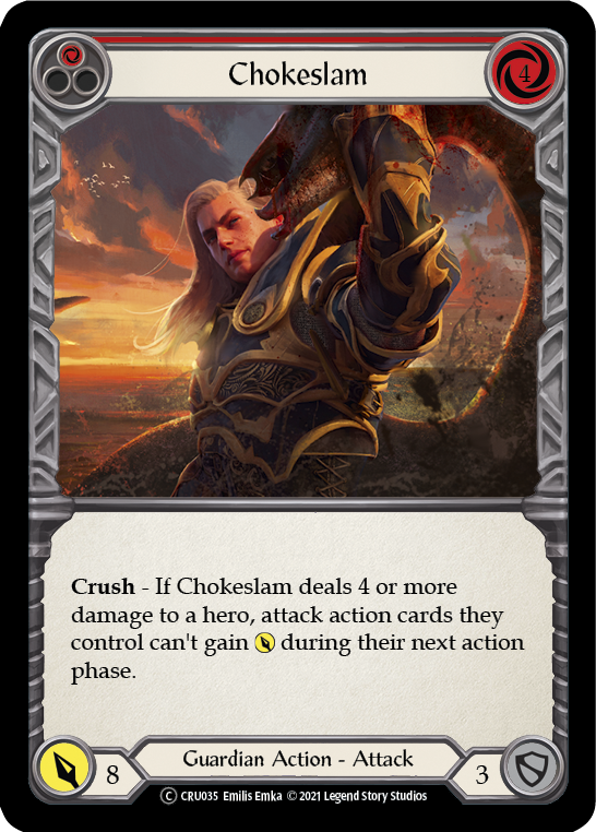 Chokeslam (Red) [CRU035] Unlimited Normal | I Want That Stuff Brandon