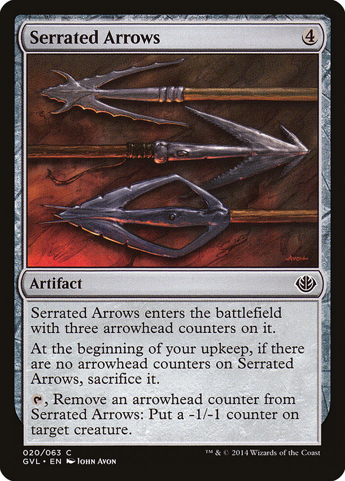 Serrated Arrows (Garruk vs. Liliana) [Duel Decks Anthology] | I Want That Stuff Brandon