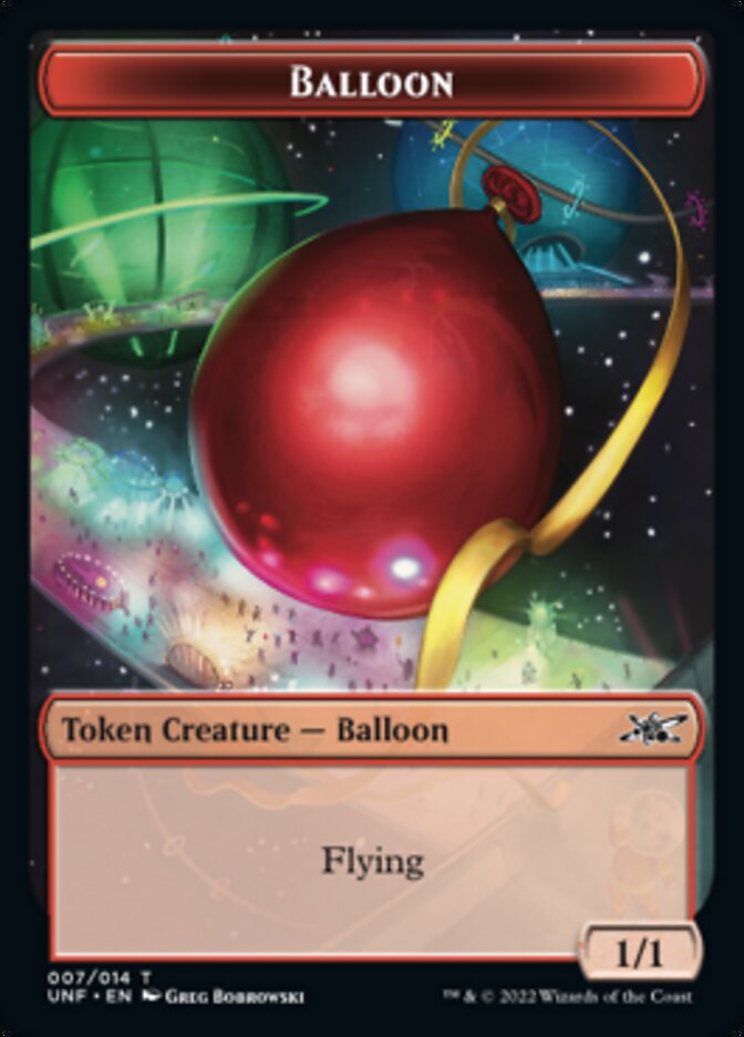 Balloon Token [Unfinity Tokens] | I Want That Stuff Brandon