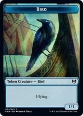 Bird (005) // Soldier Double-Sided Token [Kaldheim Commander Tokens] | I Want That Stuff Brandon