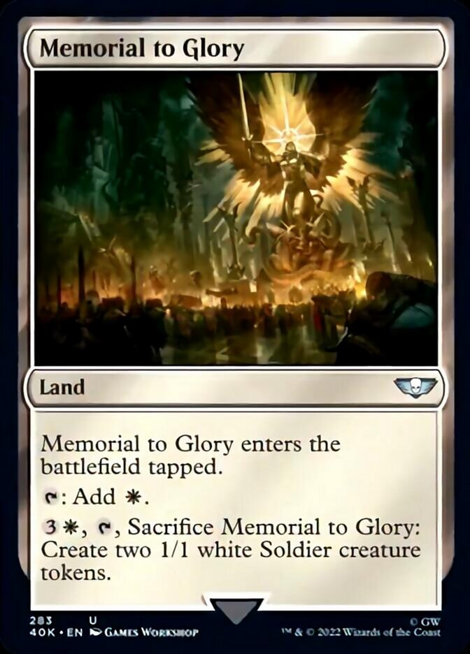 Memorial to Glory [Warhammer 40,000] | I Want That Stuff Brandon