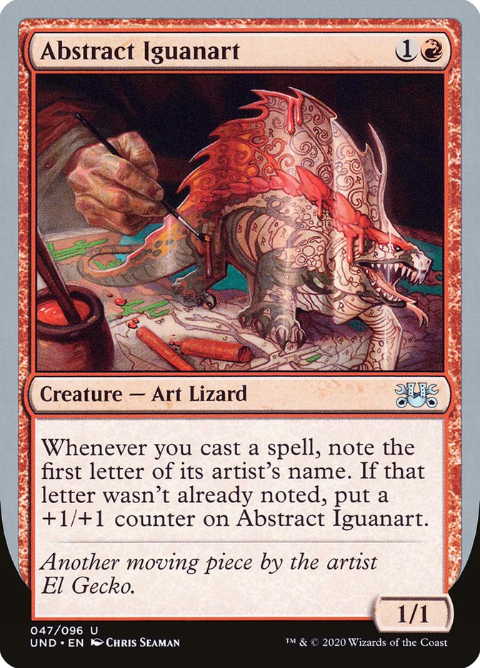 Abstract Iguanart [Unsanctioned] | I Want That Stuff Brandon