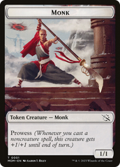 Monk // Spirit (14) Double-Sided Token [March of the Machine Tokens] | I Want That Stuff Brandon