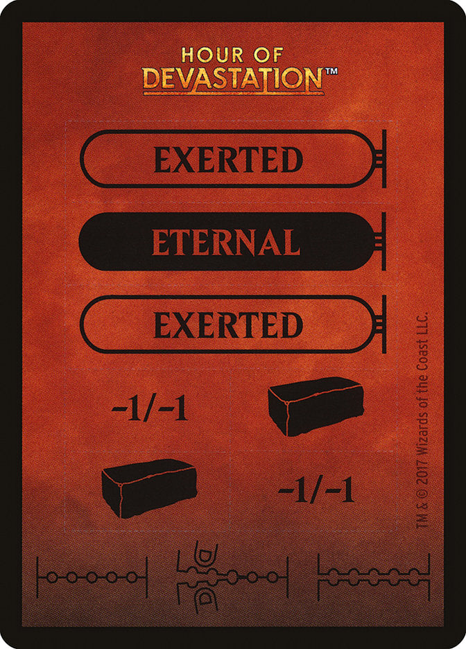 Punchcard (With Copyright Symbol) [Hour of Devastation Tokens] | I Want That Stuff Brandon
