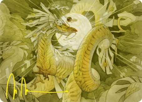 Brilliant Restoration Art Card (Gold-Stamped Signature) [Kamigawa: Neon Dynasty Art Series] | I Want That Stuff Brandon